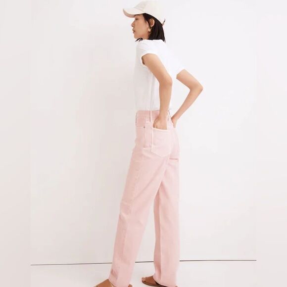 Madewell Women's Baggy Slouchy Straight Leg High Waist Jeans  | Size:  24 - Picture 2 of 16